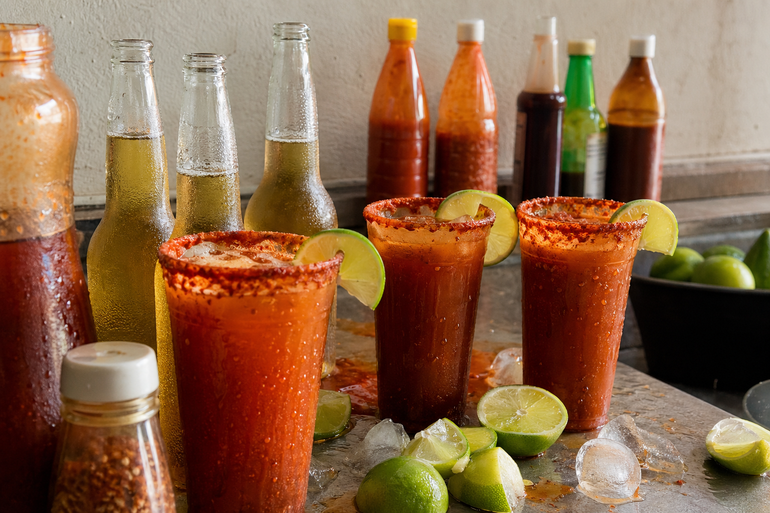 Fachada del expendio de bebidas